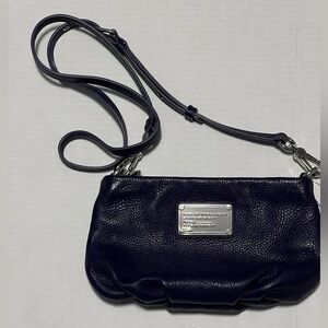 Marc Jacobs Dark Purple Crossbody Bag with Silver Accents - New with tags